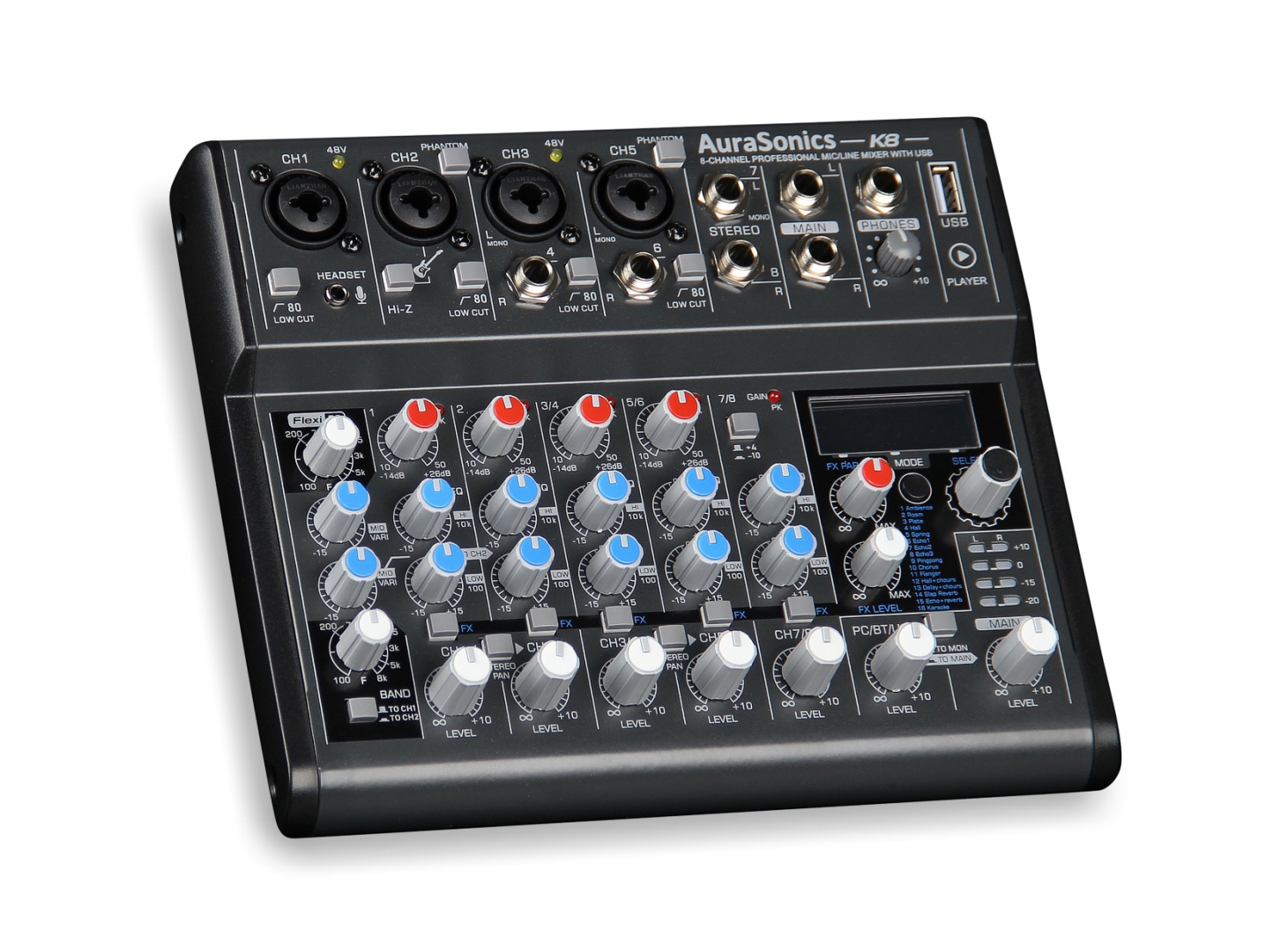 AuraSonics K8 компактный микшерный пульт в Магнитогорске